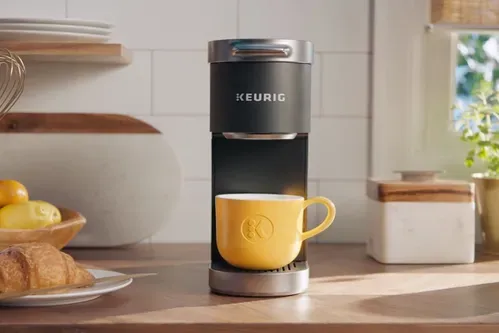 Enjoy the convenience of a Keurig Coffee Maker, providing a variety of coffee options to start your day right.