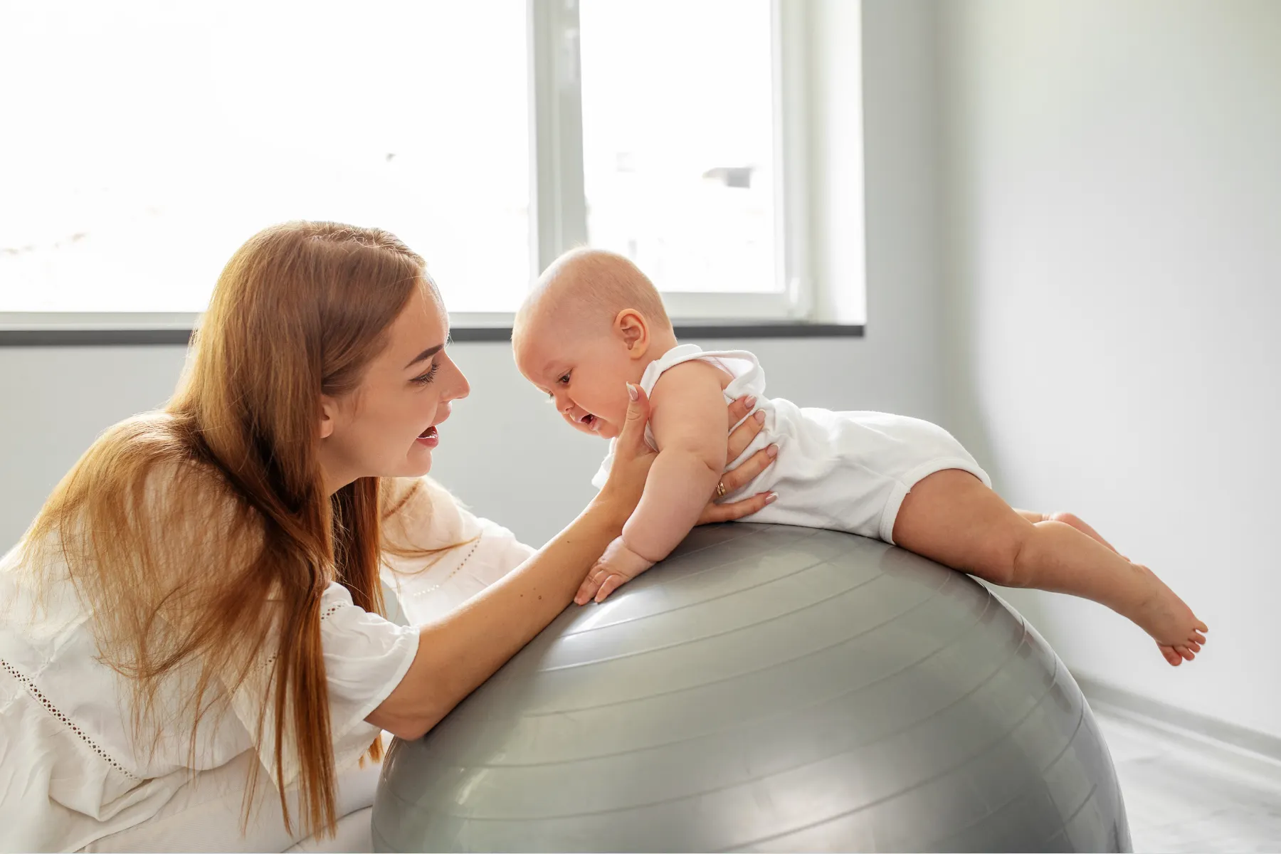 mom baby ball