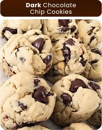 Dark Chocolate Chip Cookies by BartsCookies.com