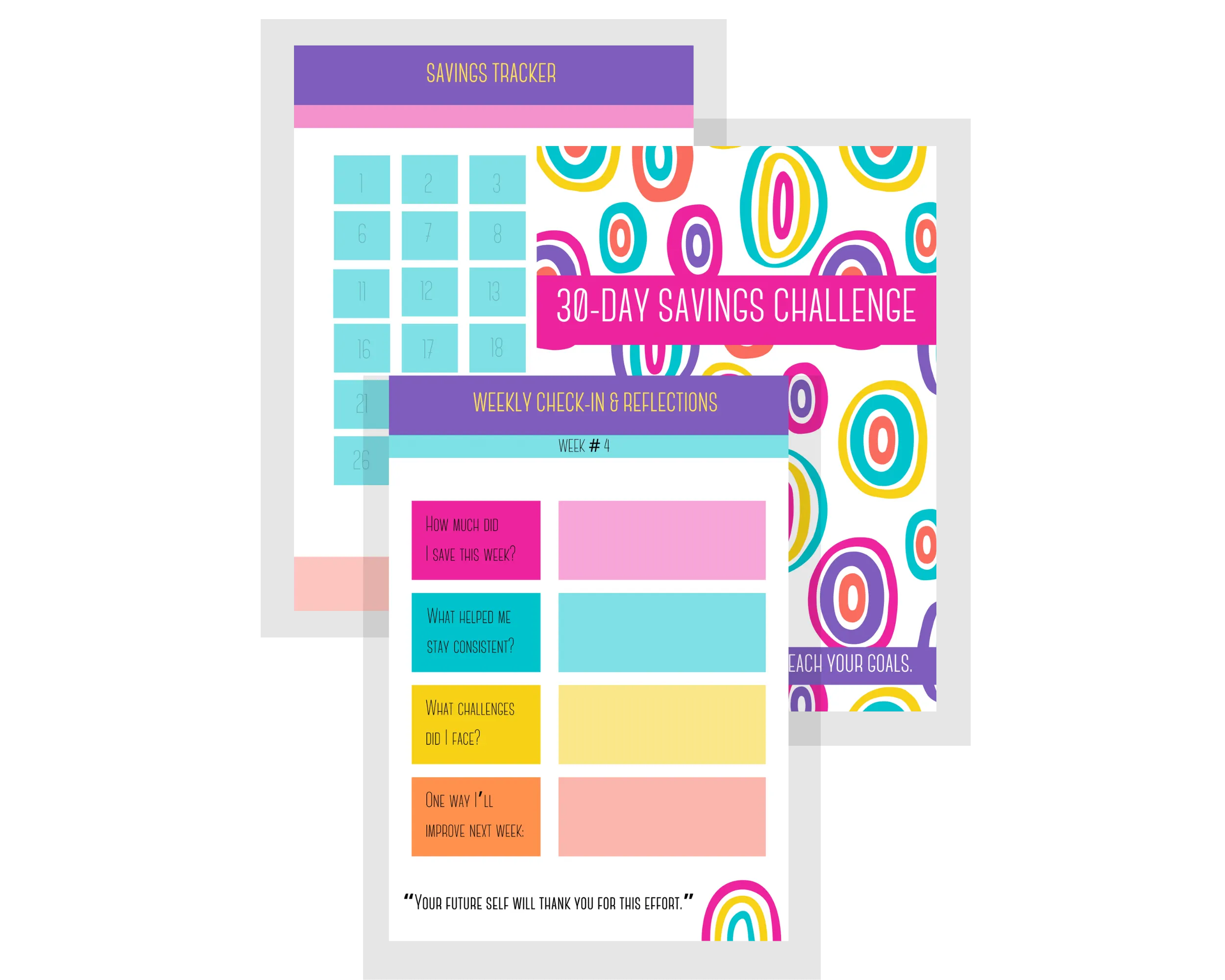 30-Day Savings Challenge Printable