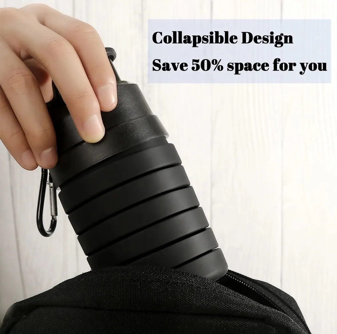 Collapsible Water Bottle for Travel