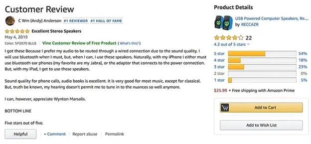 Amazon Product Reviews