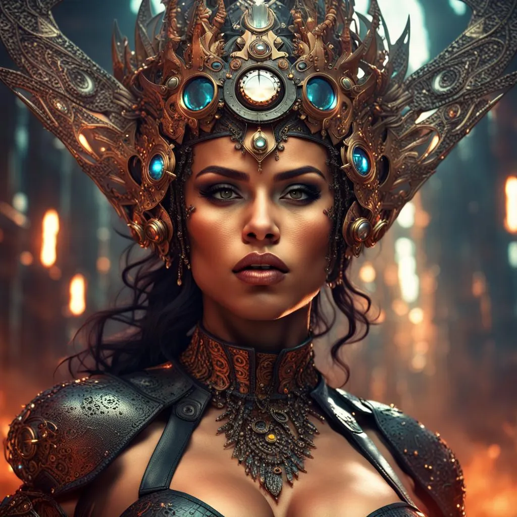 Fantasy Steampunk Goddess