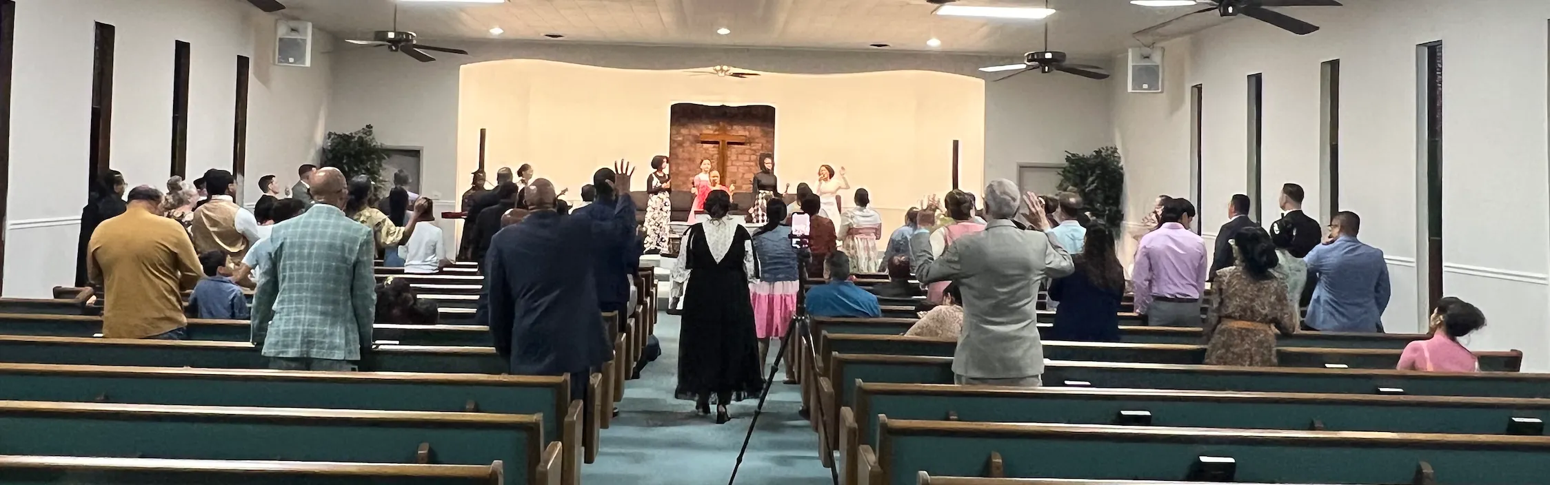 Visitors and families welcomed at Day Of Pentecost Church