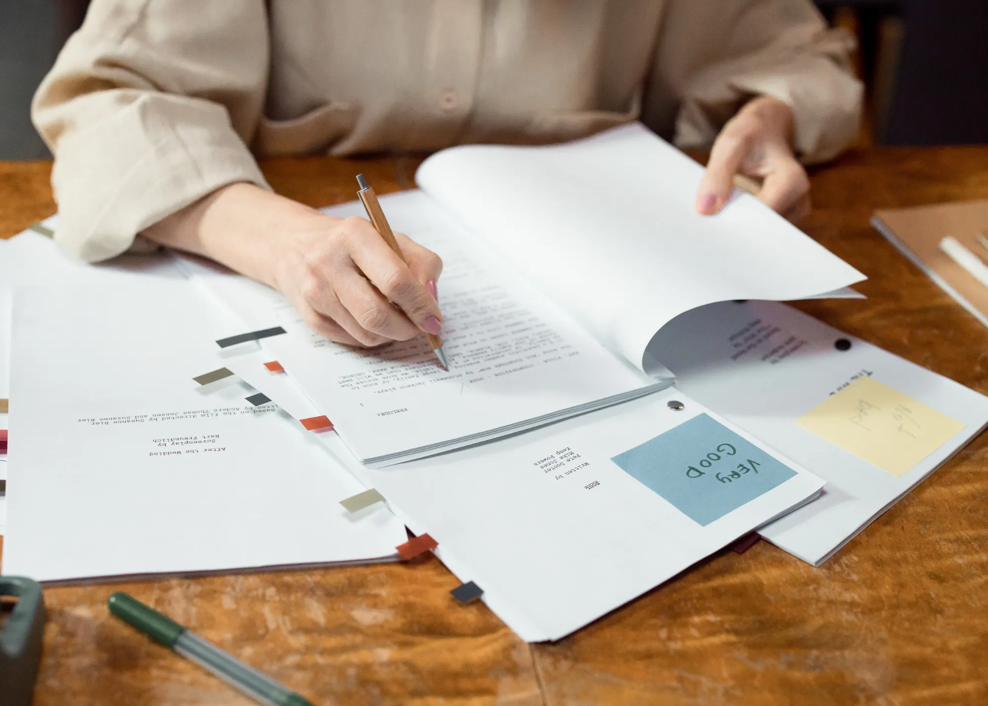 Manuscript Review & Editing