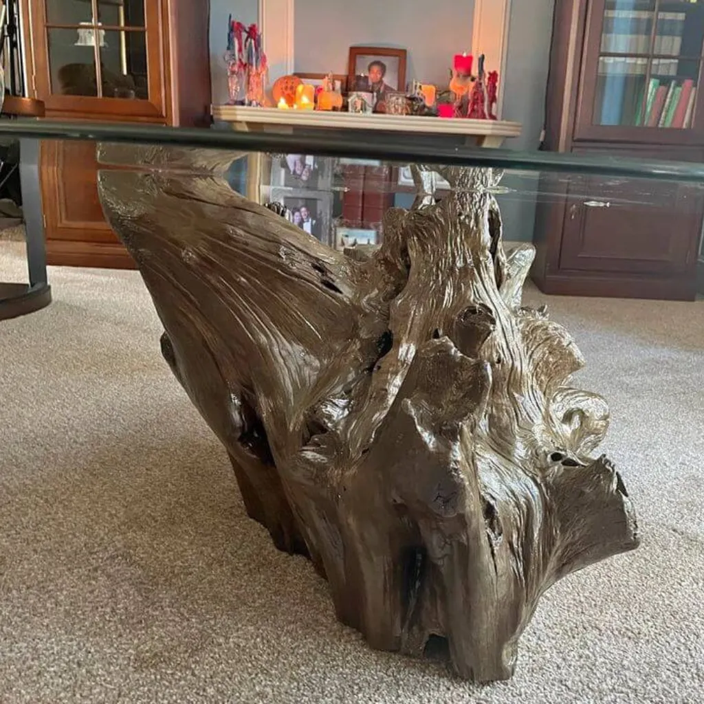 cedar driftwood coffee table
