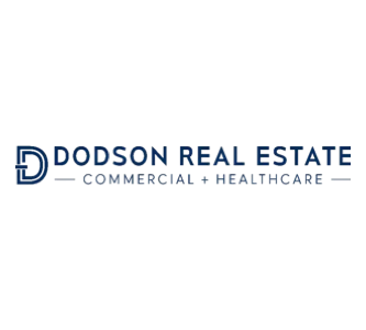 <alt=“Dodson Real Estate Group Commercial and Healthcare logo.”>