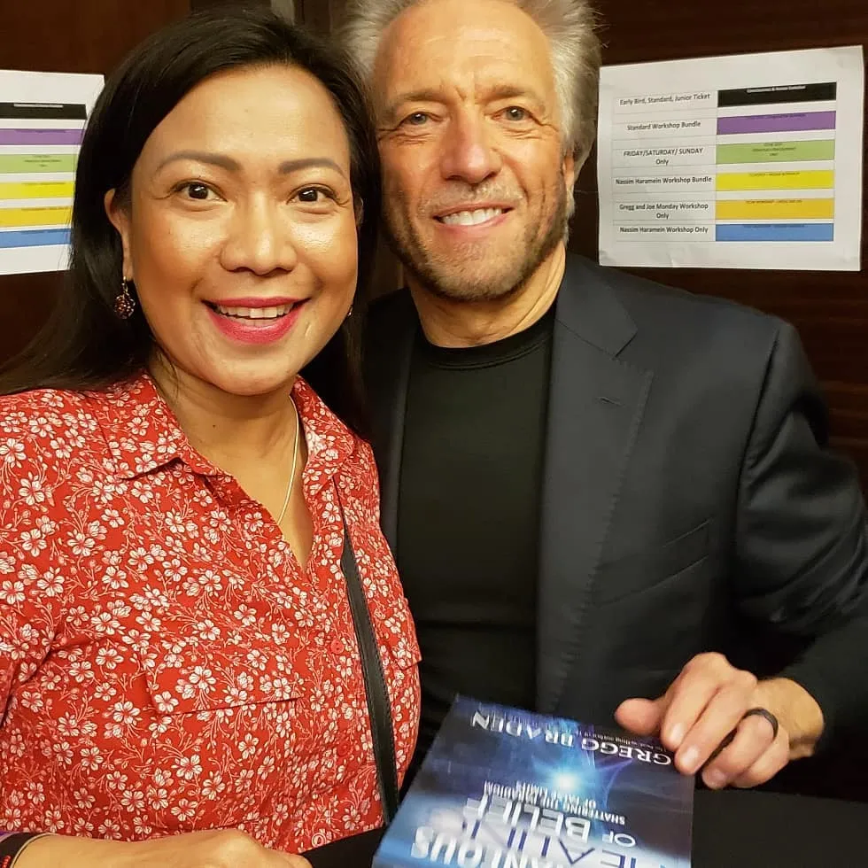 Gregg Braden presenting on mind body coherence at TCCHE London 2019