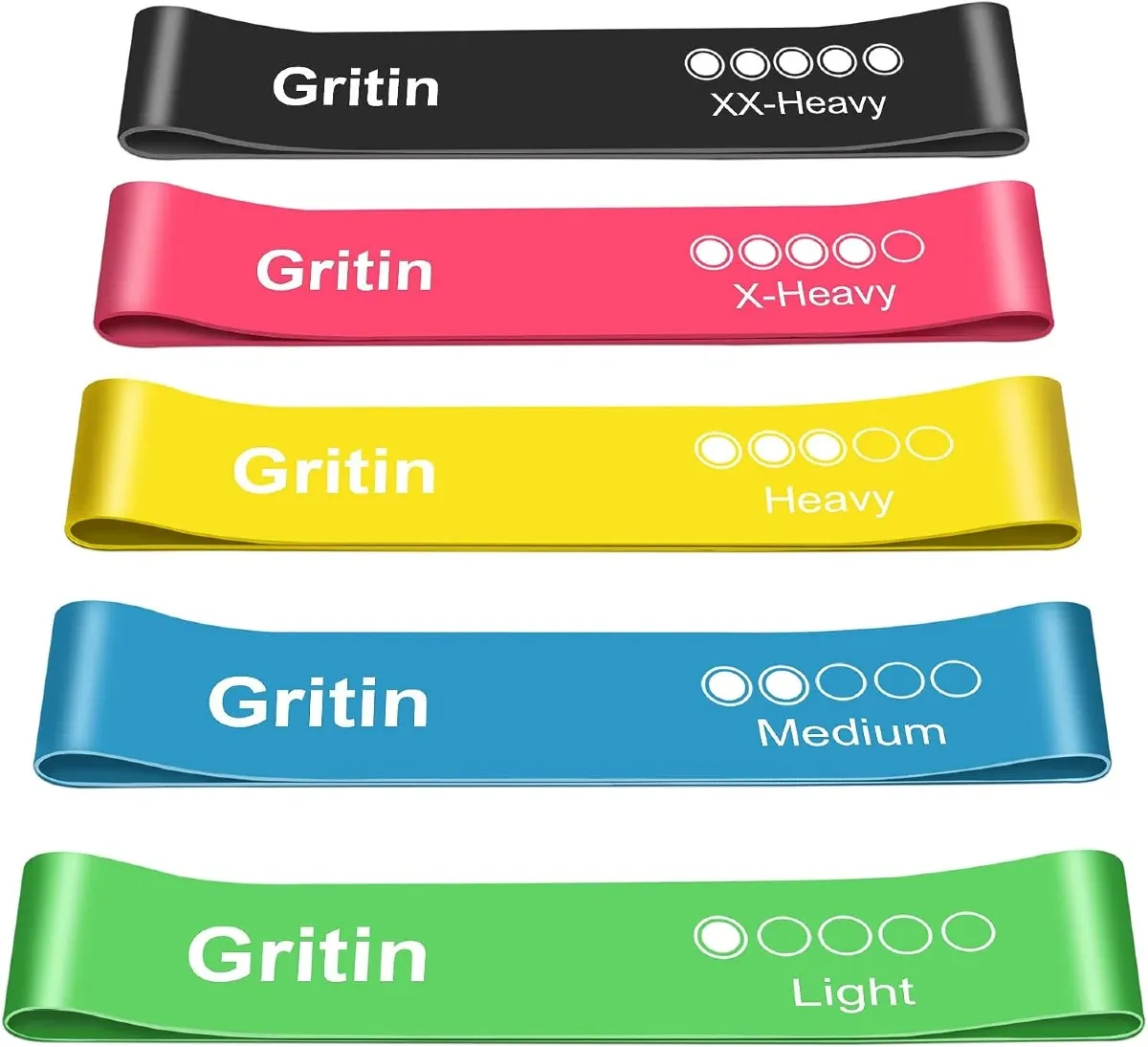 bandas elasticas más vendidas marca Gritin