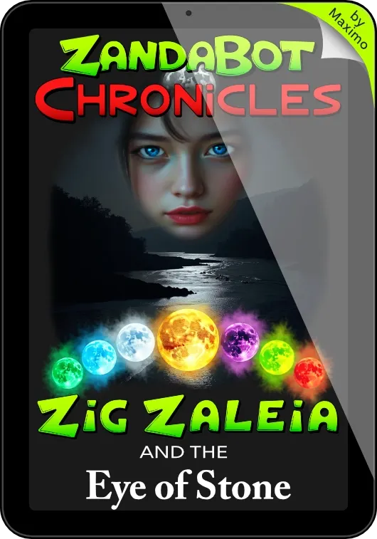 ZandaBot Chronicles Zig Zaleia and the Seven Moons River