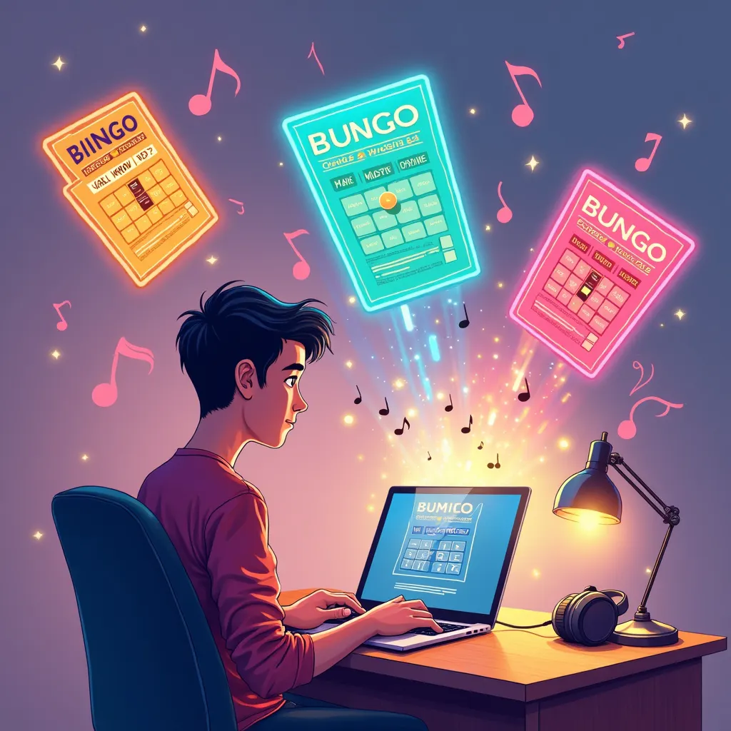 create unlimited music bingo cards