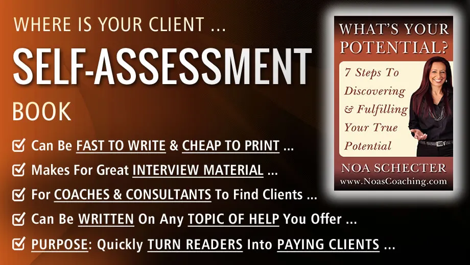 Where Is Your CLIENT SELF-ASSESSMENT book?
