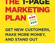 One Page Marketing Plan