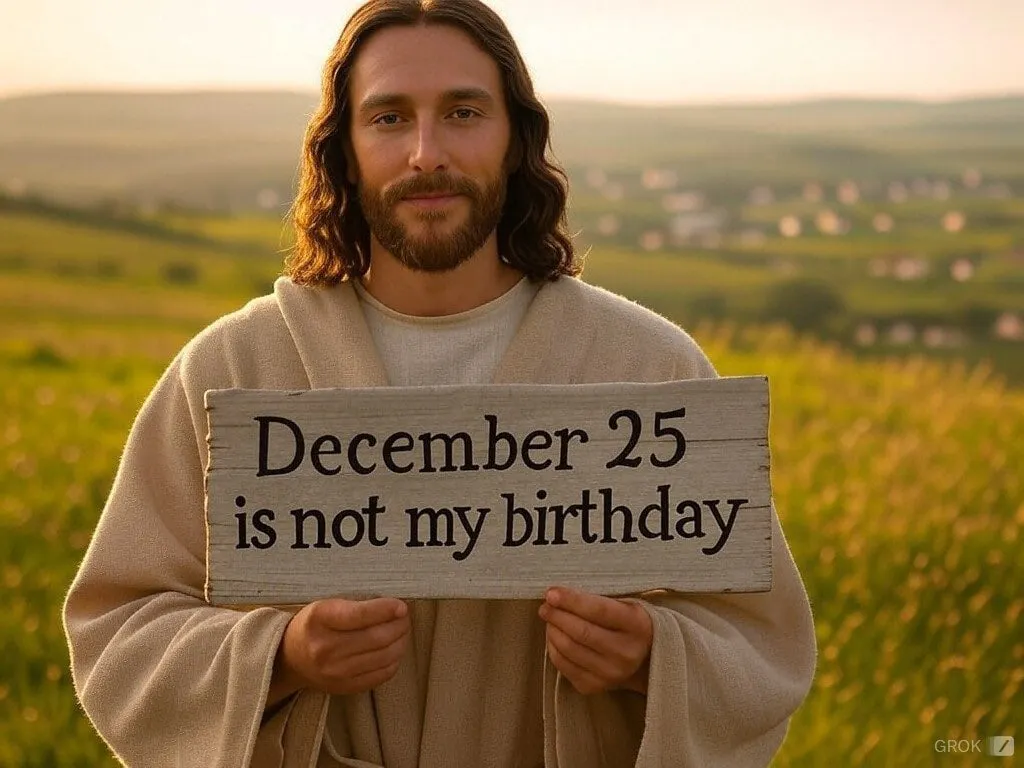 Christ not born Dec 25 Christmas