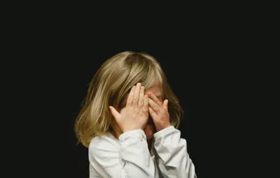Little girl crying