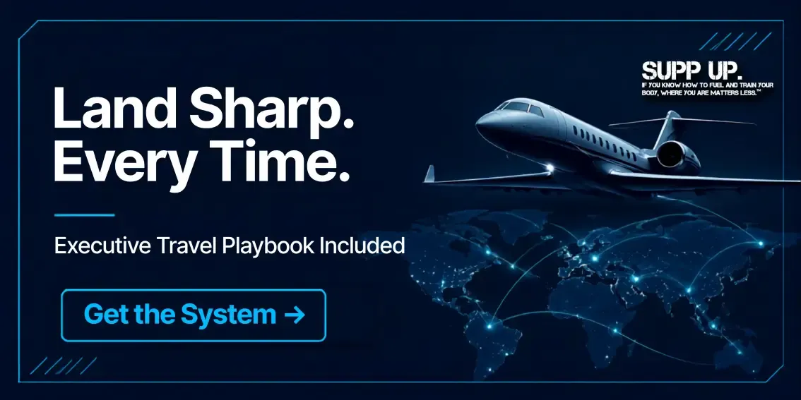 SUPP-UP Executive Travel Playbook