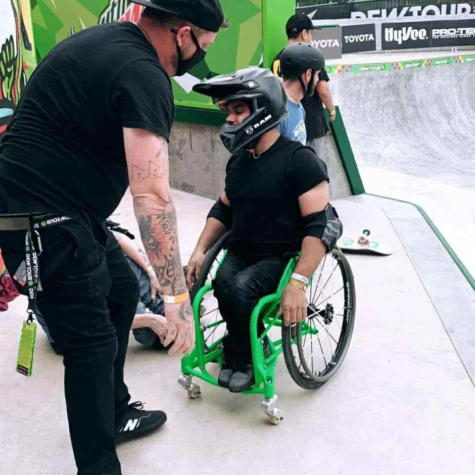 Adaptive skate event