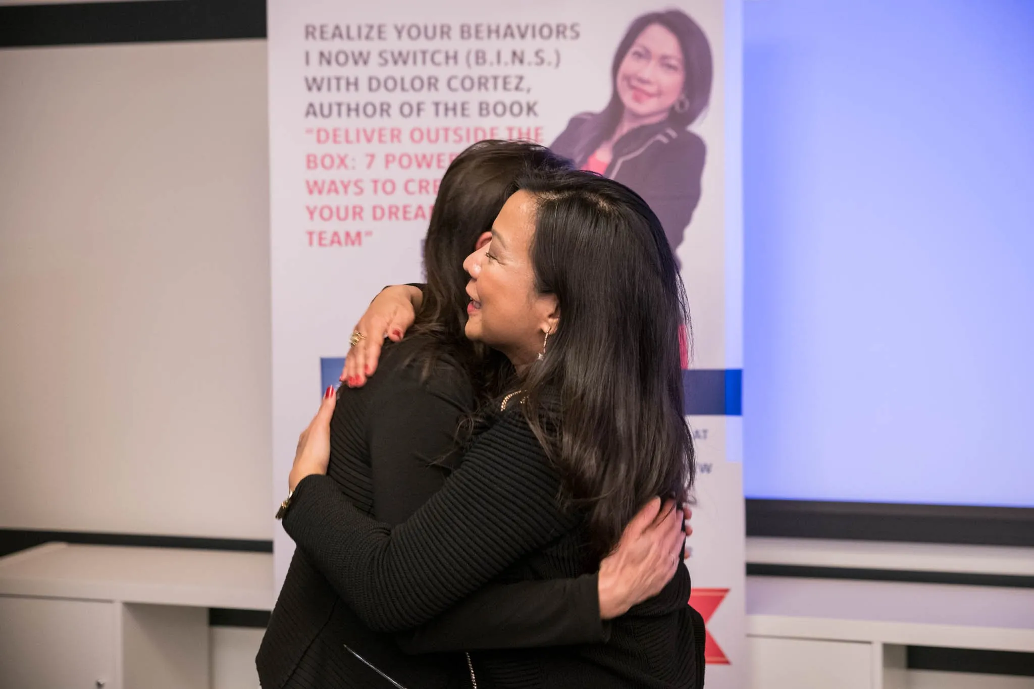 Dr. Ma Cherie Cortez showing her compassion during a coaching session at the KIVI event in the Netherlands 2018.