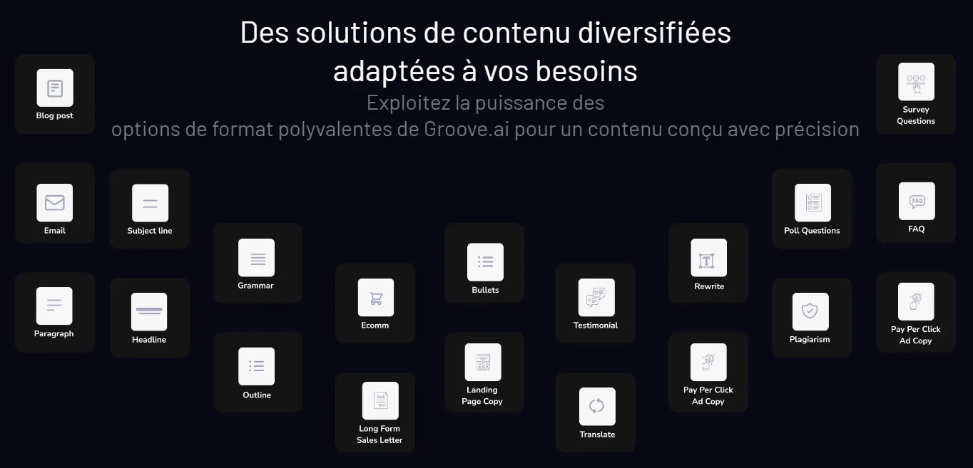 solutions adaptées