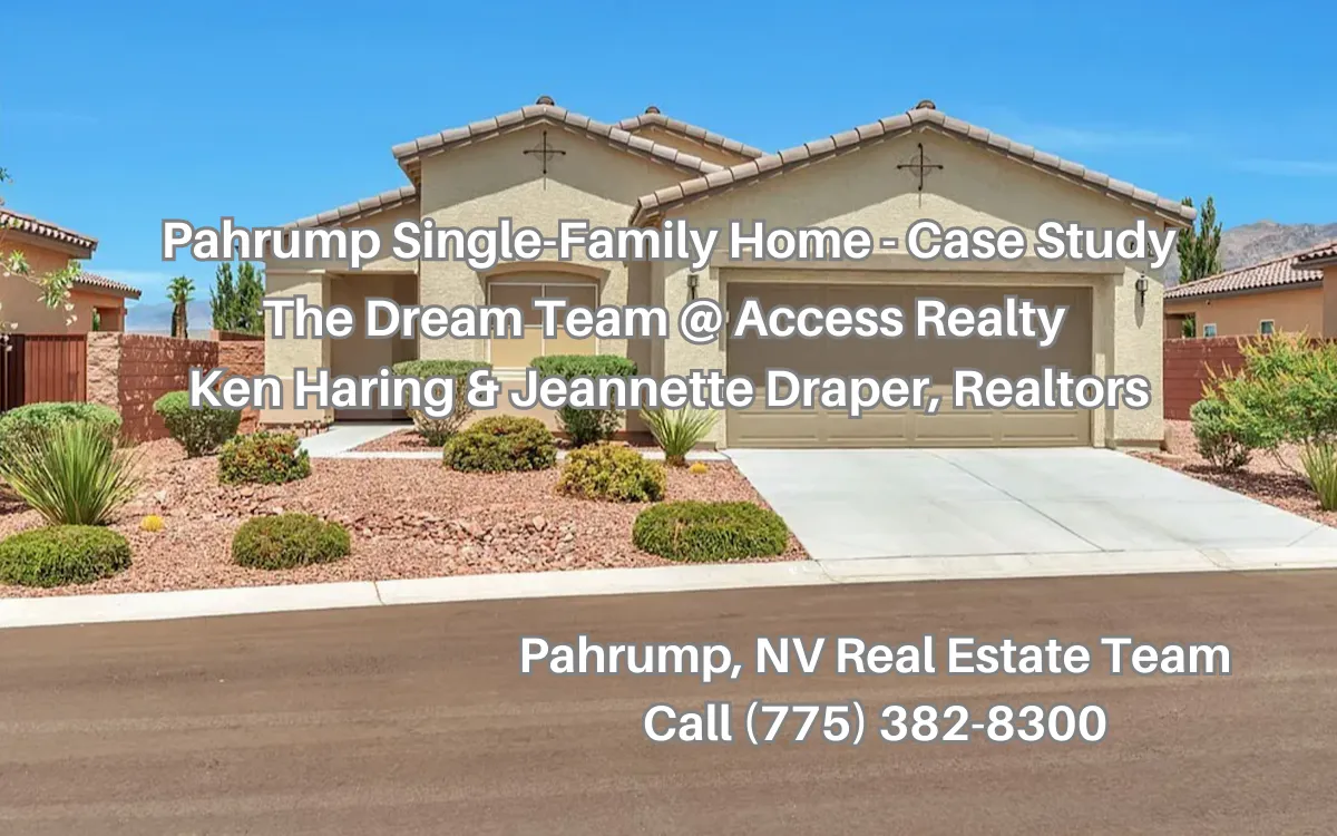 Residential Home Sale in Pahrump Nevada
