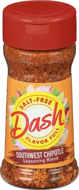 Dash Southwest Chipotle Seasoning Blend, Salt-Free, 2.5 oz
