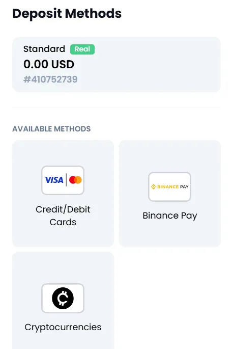 How to deposit money via card forex