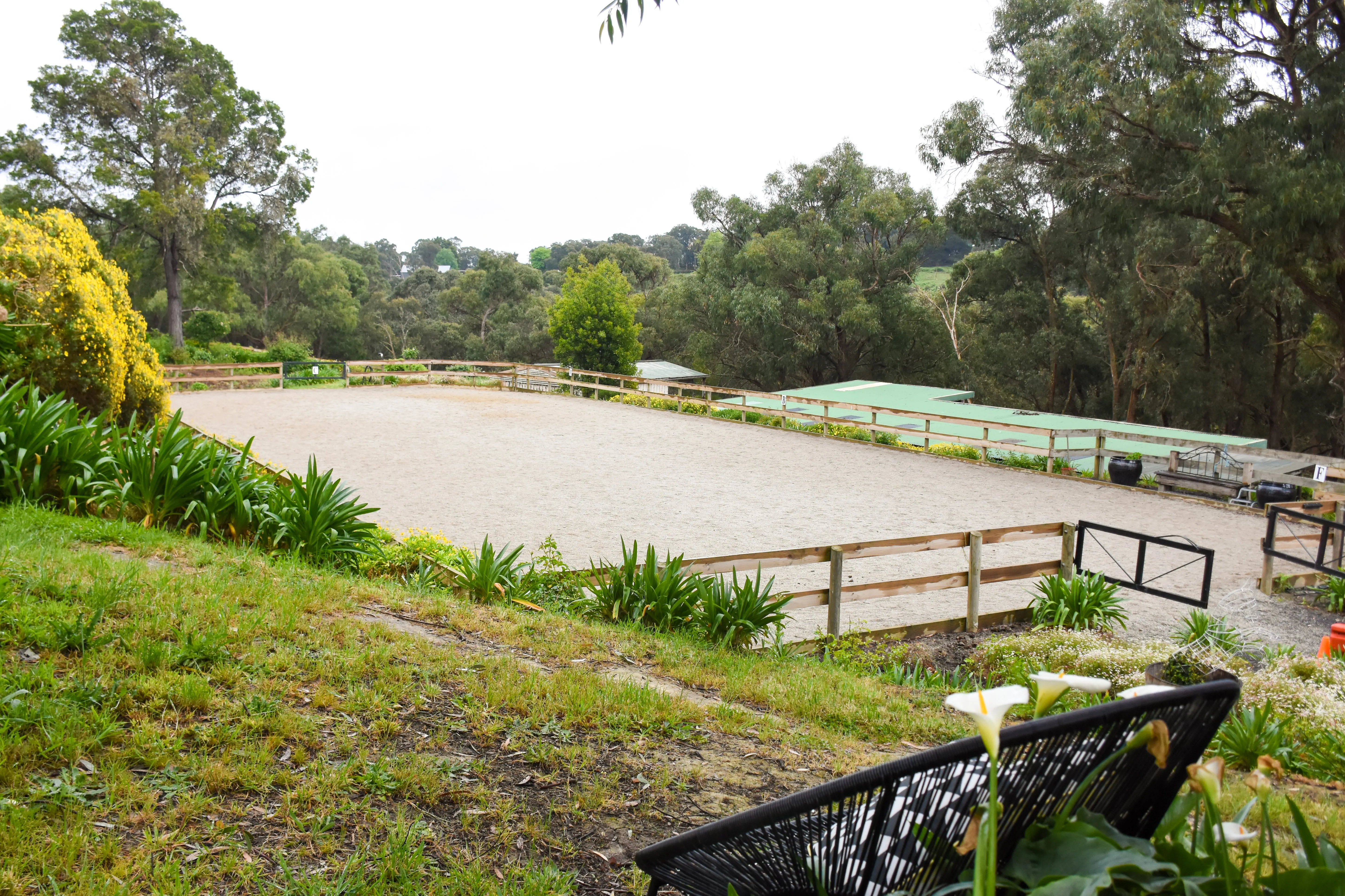 Beautiful view of our outdoor arena