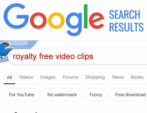 Google Search Results For 'royalty free video clips'