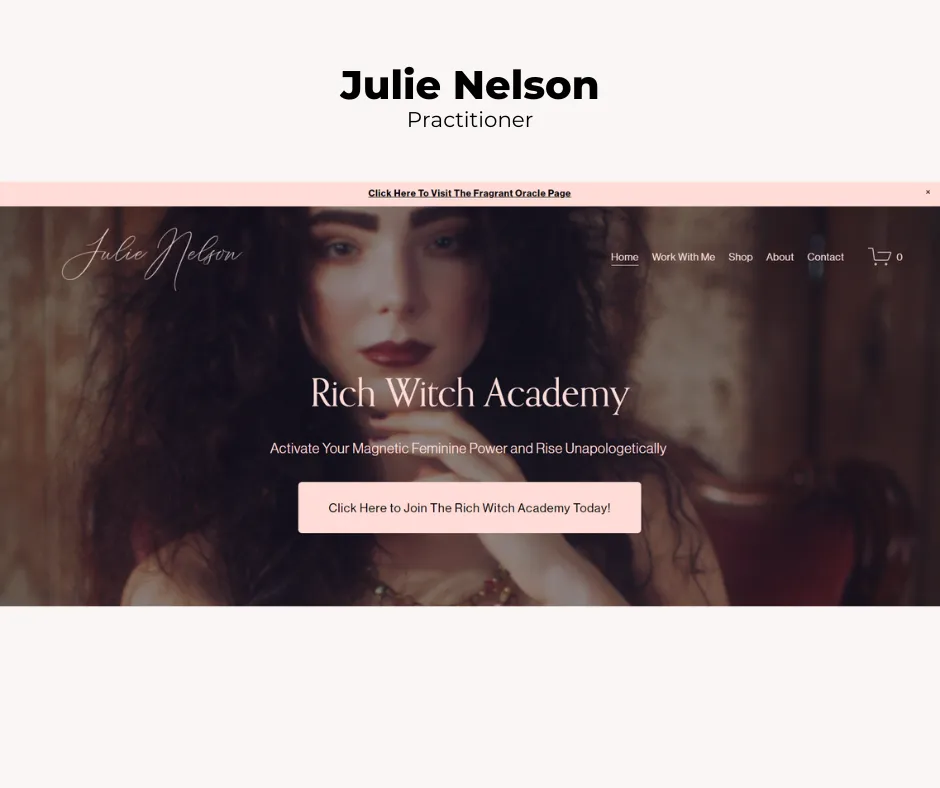 Julie Nelson home page image