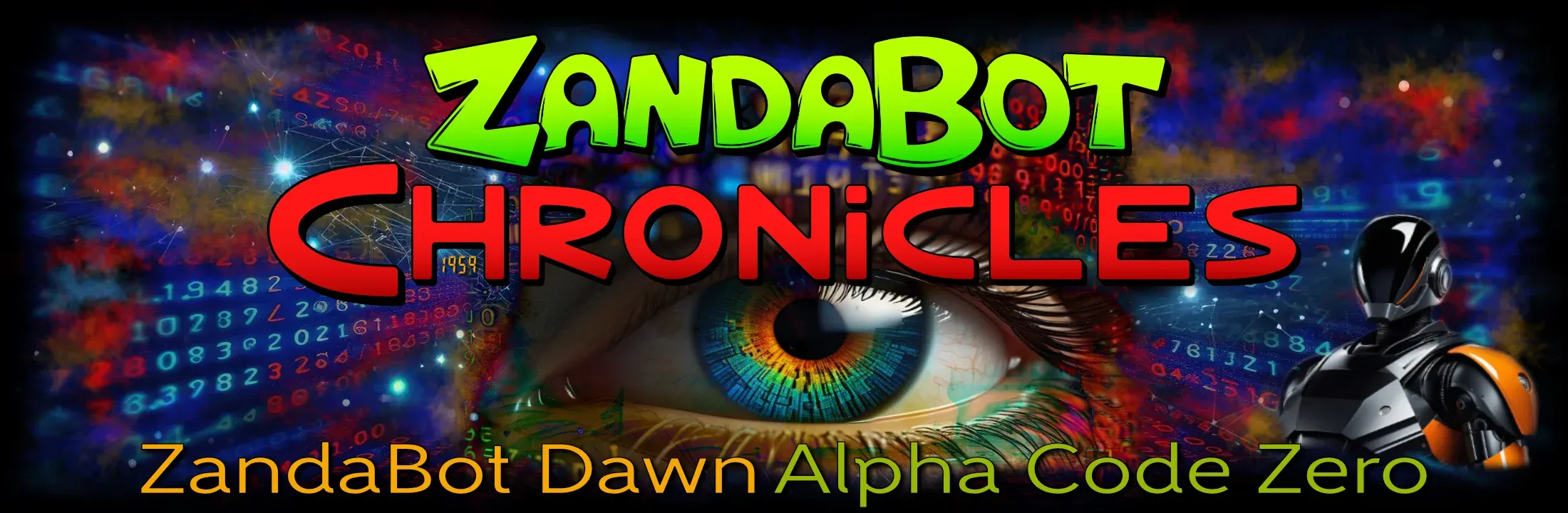Zandabot Chronicles ZandaBot Dawn Alpha Code Zero