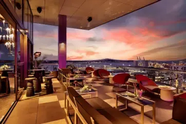 SO/ Auckland Exterior Sunset