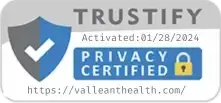Valleant Health - Privacy certified