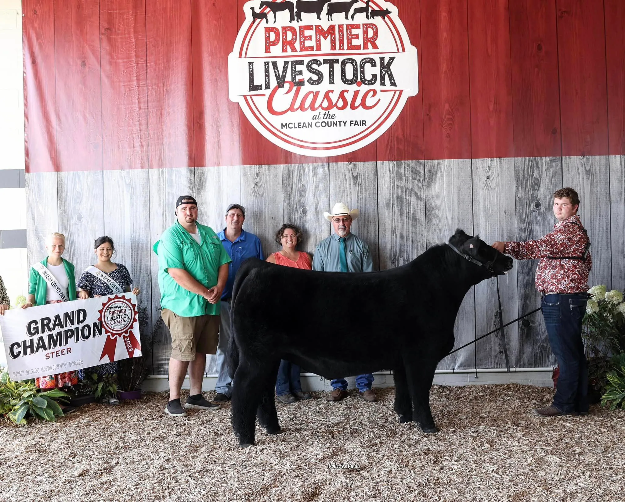 Levi Hinshaw - Grand Champion HIA 2023 at Premier Livestock Classic - McLean County Fair - Illinois