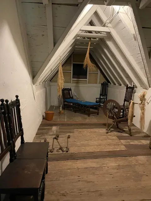 High ceilings showing intended use of the attic floor at Bacons Castle in Surry County Virginia