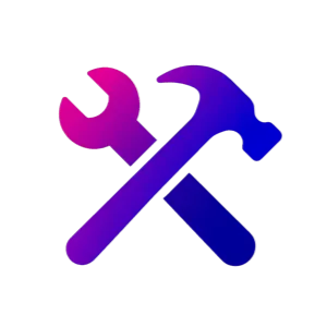 <alt=“Gradient icon of crossed tools symbolizing complete marketing execution by maxCEOS Digital.”>